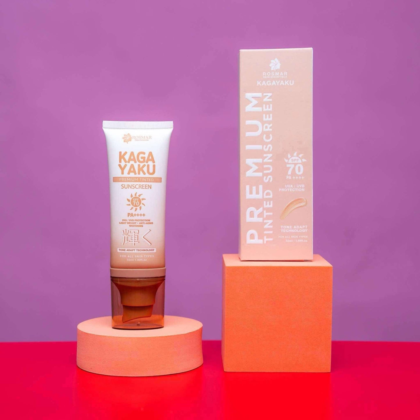 Rosmar Premium Tinted Sunscreen SPF 70 | Sun protection