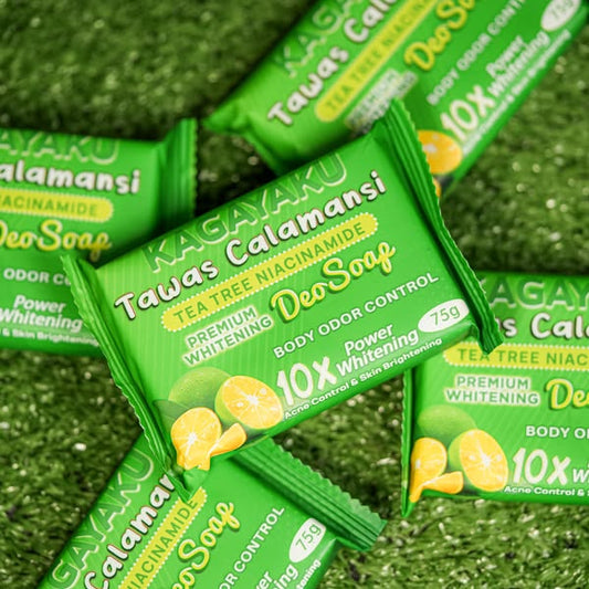ROSMAR Tawas Calamansi Deo Soap 75g  NEW PACKAGING  10x Power Whitening