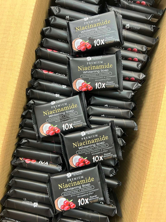 ROSMAR Niacinamide Soap 75g  | NEW PACKAGING | 10x Instant Whitening