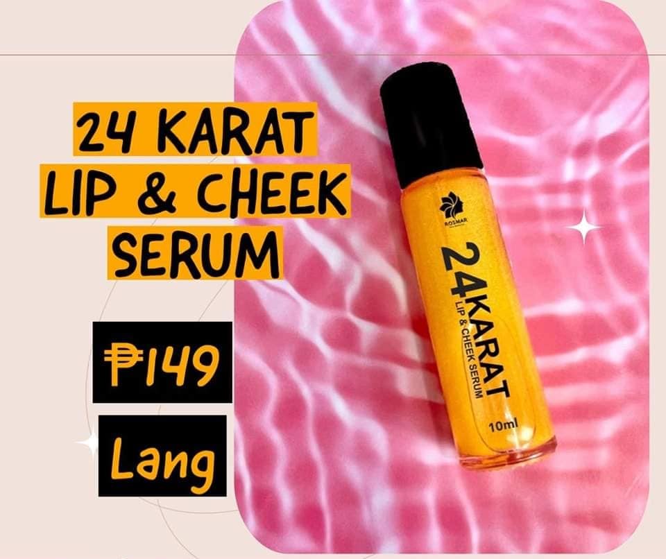 ROSMAR COSMETICS 24 KARAT LIP & CHEEK SERUM