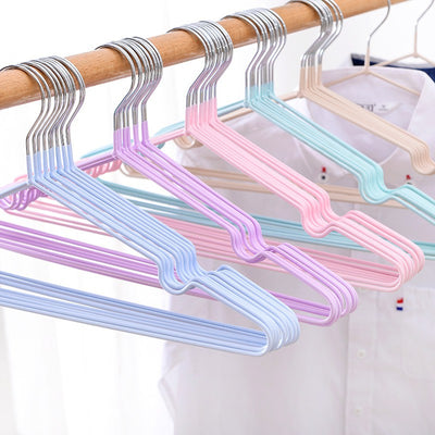 Z42 - Trending Item! Premium Colorful Stainless Steel Korean Style Non Slip Wire Hangers