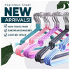 Z42 - Trending Item! Premium Colorful Stainless Steel Korean Style Non Slip Wire Hangers