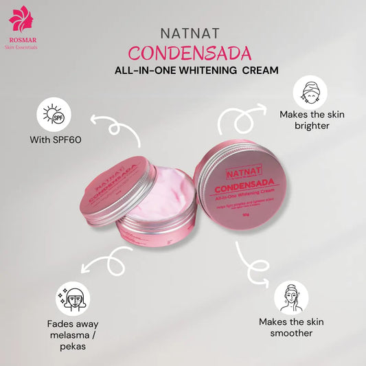 Natnat Condensada PEKAS MELASMA all in one whitening cream