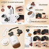 Z31 - LAYDEE A Versatile Hairline powder - 1 SPIRAL EYEBROW BRUSH + 10 PAIRS OF EYEBROWS