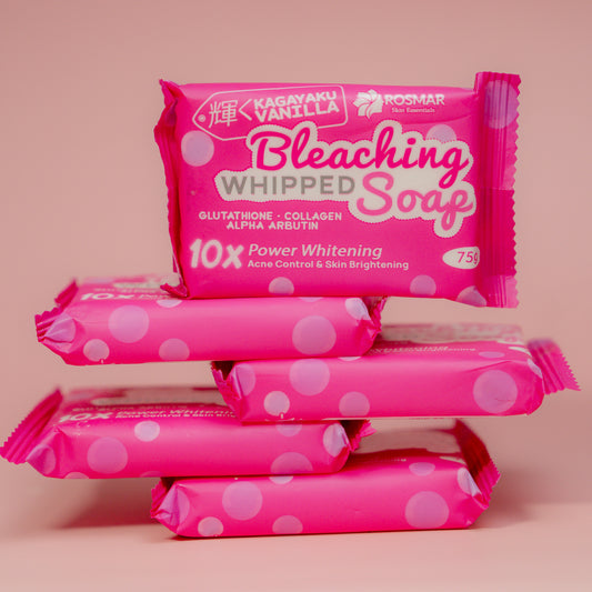 ROSMAR Kagayaku Vanilla Bleaching Whipped Soap New Packaging Glutathione Collagen Arbutin