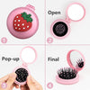 Z37 - Korean Cute Hairbrush Comb with Mirror