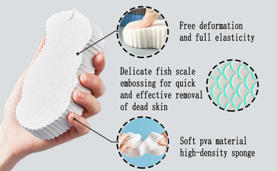 Z33 - Bath Exfoliating Soft Sponge Dead Skin Remover