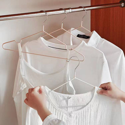 Z42 - Trending Item! Premium Colorful Stainless Steel Korean Style Non Slip Wire Hangers