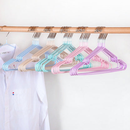 Z42 - Trending Item! Premium Colorful Stainless Steel Korean Style Non Slip Wire Hangers