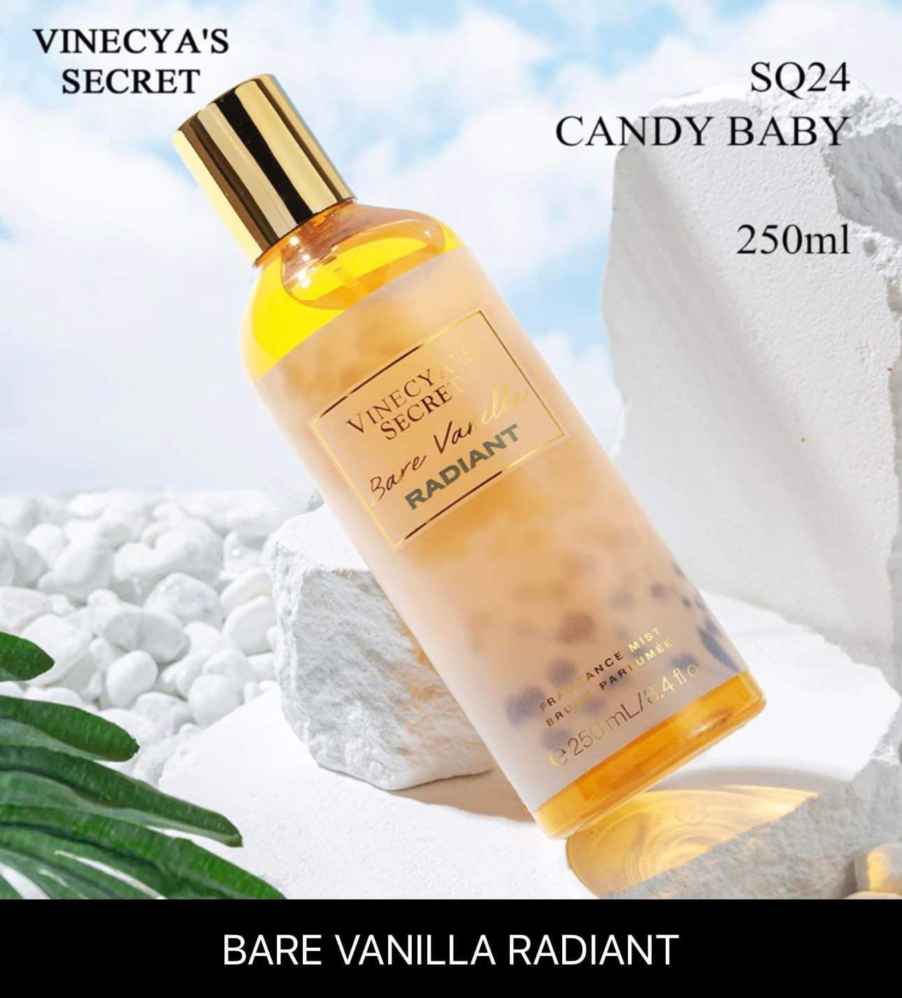 Z18 - Vinecya's Secret Vanilla Lace Perfume Fragrance Mist 250ml