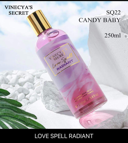 Z18 - Vinecya's Secret Vanilla Lace Perfume Fragrance Mist 250ml