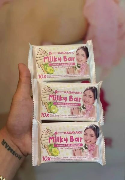 NEW ROSMAR MILKY BAR SOAP | 75G | TAWAS CALAMANSI W/ TEATREE & NIACINAMIDE