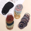 Z04-100pcs/bag Korean Elastic Hair Tie