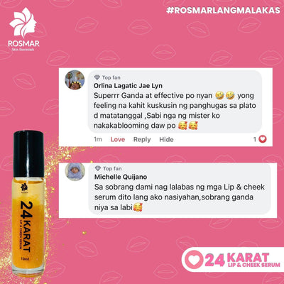 ROSMAR COSMETICS 24 KARAT LIP & CHEEK SERUM