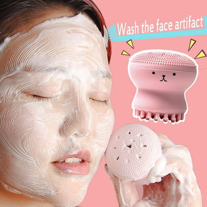 Z05-Mini Silicone Octopus Facial Cleansing Brush