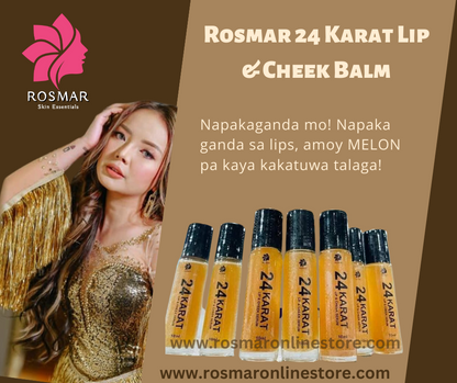 ROSMAR COSMETICS 24 KARAT LIP & CHEEK SERUM